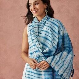 Women Woven Stole with Frindged Hems-image-91