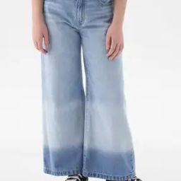 Girls High-Rise Stride Wide-Leg Ankle Jeans-image-80