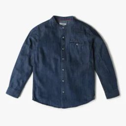 Boys Regular Fit Denim Shirt-image-18