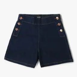 Girls Regular Fit Denim Shorts-image-51