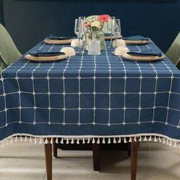 Embroidered 4-Seater Table Cover-50