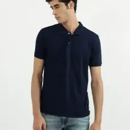 Polo T-Shirt with Ribbed Hems-picture-30