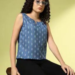 Women Printed Relaxed Fit Top-image-3