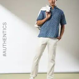 Handblock Print Natural Hand-Dyed Short Kurta-image-70