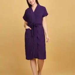 Women Micro Terry Bathrobe-21