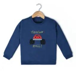 Boys Graphic-Embroidered Regular Fit Sweatshirt-46