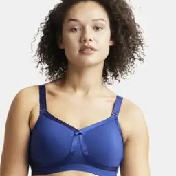 1252 Wirefree Non Padded Cotton Elastane Full Coverage Everyday Bra with Double Layered Cup-picture-14