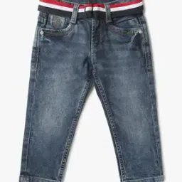 Boys Lightly Washed Regular Fit Jeans-picture-34