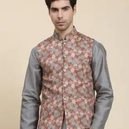 Men Nehru Jacket with Welt Pockets-picture-12