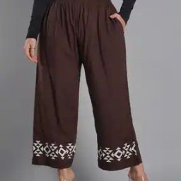 Women Geometric Print Palazzos with Insert Pockets-picture-5