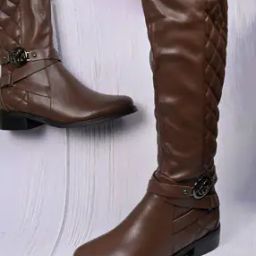Women Round-Toe Knee-Length Boots-image-55