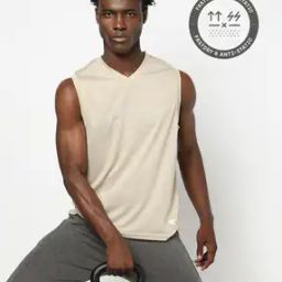 Men Typographic Print Relaxed Fit Vest-image-83