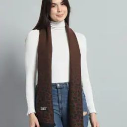 handicraft-palace Women Animal Pattern Reversible Woolen Winter Scarf-picture-25