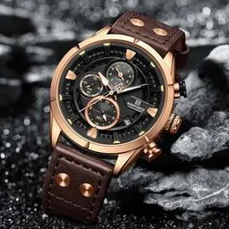 naviforce Men NF8045-RG/B/DBN Chronograph Wrist Watch with Tang Buckle-picture-17
