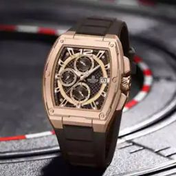 Men NF8050-RG/RG/CE Chronograph Wrist Watch with Tang Buckle-picture-6