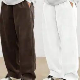 Men Relaxed Fit Pants with Slip Pockets -image-18