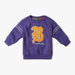 Boys Flock Print Regular Fit Sweatshirt-image-19