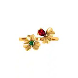 Yellow Gold Stone-Studded Ring-image-62