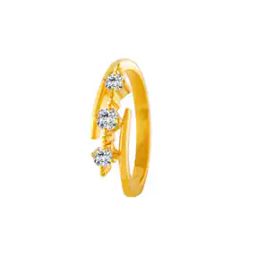 Yellow Gold Stone-Studded Ring-image-61