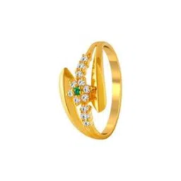 Yellow Gold Stone-Studded Ring-image-40