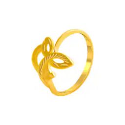 Yellow Gold Floral Ring-image-52