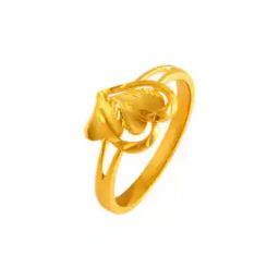 p.c. chandra jewellers Yellow Gold Heart Ring-picture-42