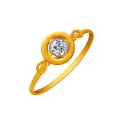 Yellow Gold Stone-Studded Ring-image-42