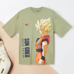 max Boys Son Goku Printed T-Shirt-picture-0
