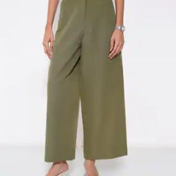 annabelle by pantaloons Women Straight Fit Pants with Elasticated Waist-picture-39