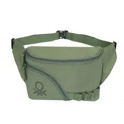 united colors of benetton Men Logo Print Waist Bag with Zip Closure-picture-47