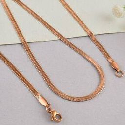 Men Copper-Plated Chain Necklace-image-55