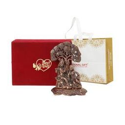 Radha Krishna Tree God Idol with Printed Box-24