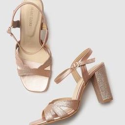 Embellished Chunky Heeled Sandals-41
