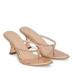 Women Embellished Cone Heeled Sandals-image-1