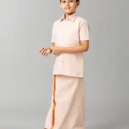 Boys Shirt & Dhoti Set-47