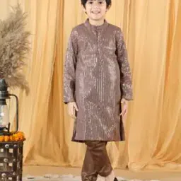 Embellished Kurta Pyjama Set-image-49