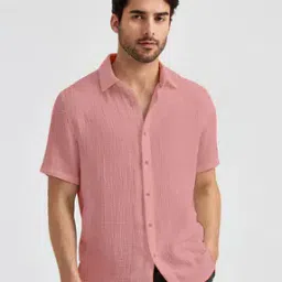 neonomad Men Regular Fit Spread-Collar Shirt-picture-33