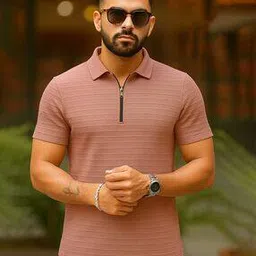 fabflee x ag Men Patterned Relaxed Fit Polo T-Shirt-picture-9