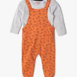 Novelty Print Dungaree with T-Shirt-20