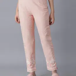 Printed Mid-Rise Pants-image-21