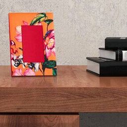 Floral Print Wooden Photo Frame-32