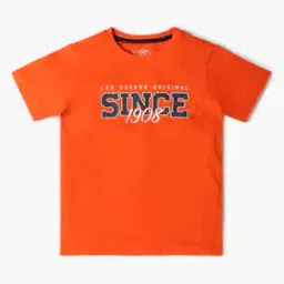Boys Brand Print Relaxed Fit Round-Neck T-Shirt-image-13