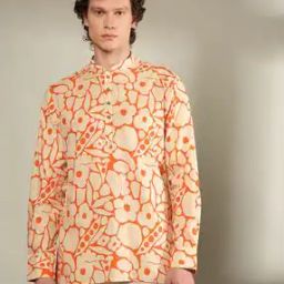 Tropical Print Short Kurta-image-46