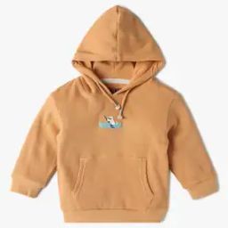 Boys Waffle Knit Regular Fit Hoodie-image-99