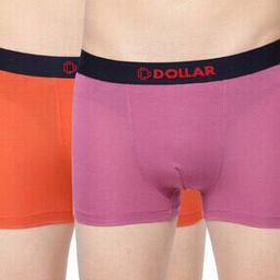 Pack of 2 Men Micro Modal Solid Trendy Trunks-image-4