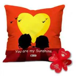 Valentine Gift Quote Cushion 12" x 12"-22