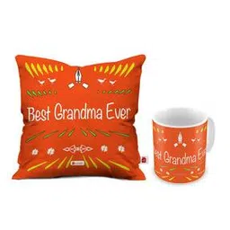 Typographic Print Cushion Cover 12" x 12"-15