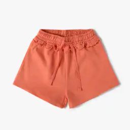 Girls Regular Fit Shorts with Drawstring Waist-image-75