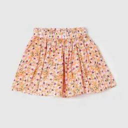 Floral Print A-Line Skirt-image-30