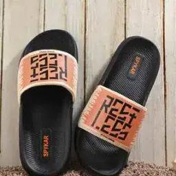 Men Typographic Thong-Style Flip-Flops with Flat Heels-picture-38